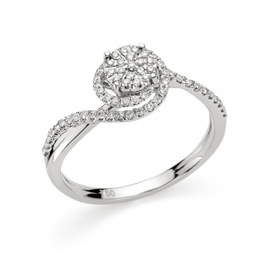 Anello DonnaOro con Diamanti