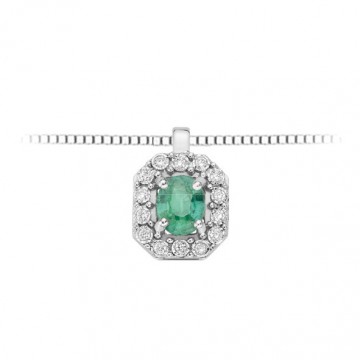 Collana DonnaOro Luce Smeraldo
