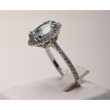 Anello in Oro con Acqua...