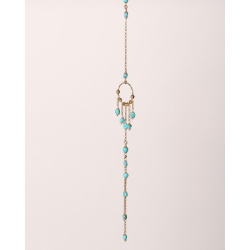 Collana argento Dorato con...